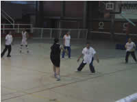 Diferentes dependencias de la Alcaldía participan en baloncesto mixto