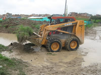 Se inician labores de limpieza luego de inundaciones en Soacha
