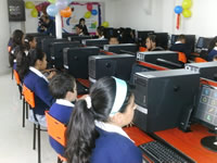 Institución Educativa León XIII estrenó su nueva aula de informática