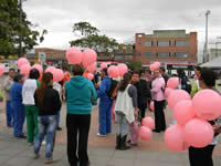 Gran movilización contra el cáncer de seno en Soacha