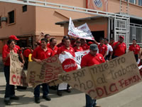 Continúa huelga de hambre de trabajadores de coca-cola