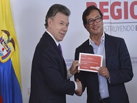 Santos reitera compromiso con la construcción del Metro de Bogotá