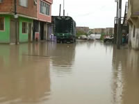 Inundaciones y deslizamientos en Soacha por fuertes lluvias