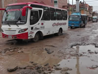 Las calles de Soacha son un desastre