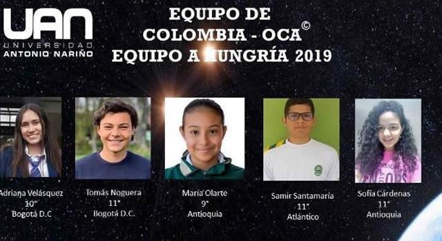 Dos estudiantes bogotanos asistirán a Olimpiadas Internacionales de Astrofísica