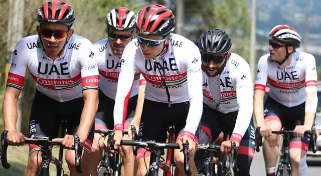 Ciclistas colombianos predominarían en el  Team Emirates para 2020