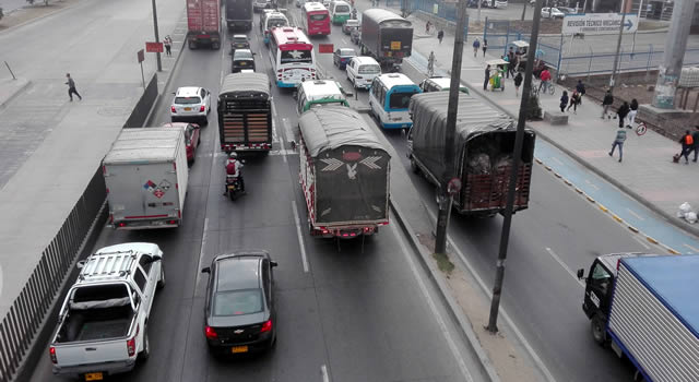 En Soacha se aplicaría restricción para vehículos de carga