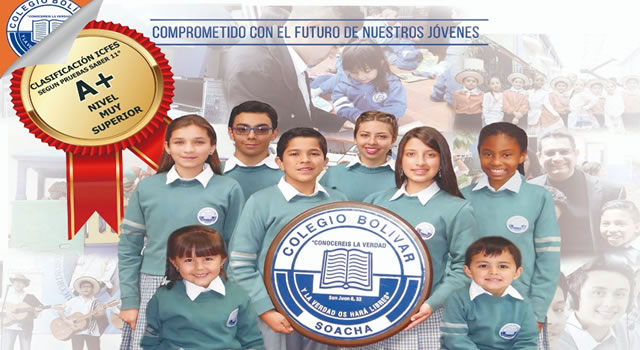 Colegio Bolívar de Soacha  clasificado como uno de los   de más alto desempeño en las pruebas saber 11°