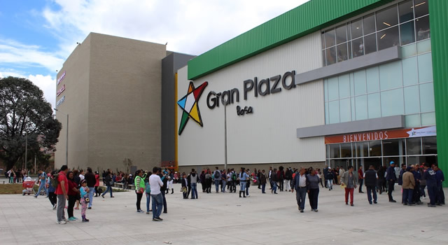 Gran Plaza Soacha, Bosa y Ensueño  cancela actividades de este sábado