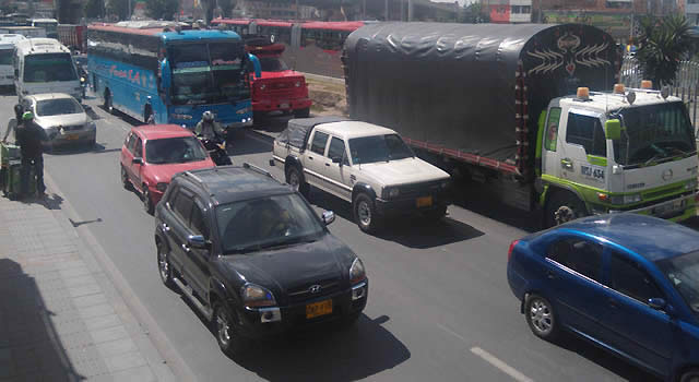 Indignación  en Soacha por caos vehicular del fin de semana