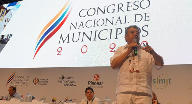 Ex alcalde de Soacha fue ponente en el Congreso Nacional de Municipios 2020