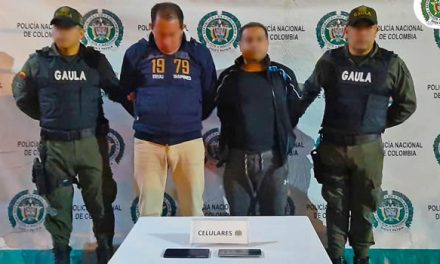 Dos capturados por extorsión en Cundinamarca