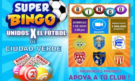 Clubes deportivos de Ciudad Verde organizan bingo solidario