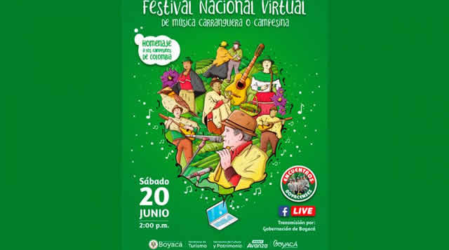 Sábado de  Festival virtual de música carranguera y campesina