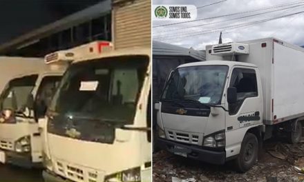 Policía recupera en Soacha  furgones robados en Cundinamarca