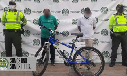 Sujetos que robaron bicicleta de alta gama fueron capturados en Soacha