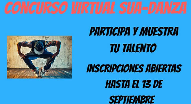 “Concurso Virtual Sua-Danza” se adapta a la virtualidad en tiempos de pandemia