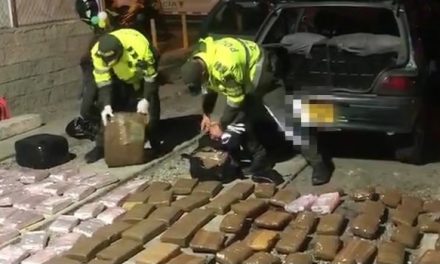 Incautan 300 libras de marihuana en la vía Bogotá-Girardot, tres capturados