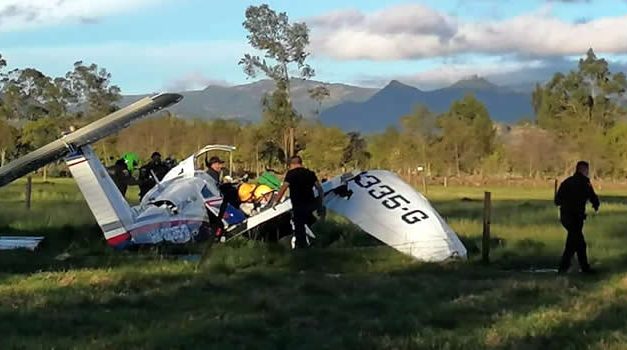 Tres personas muertas y un bebé a salvo deja accidente aéreo en Ubaté, Cundinamarca