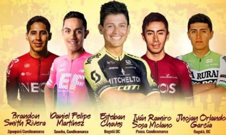 Cinco  pedalistas de la Región Central representarán a Colombia en la Vuelta a España