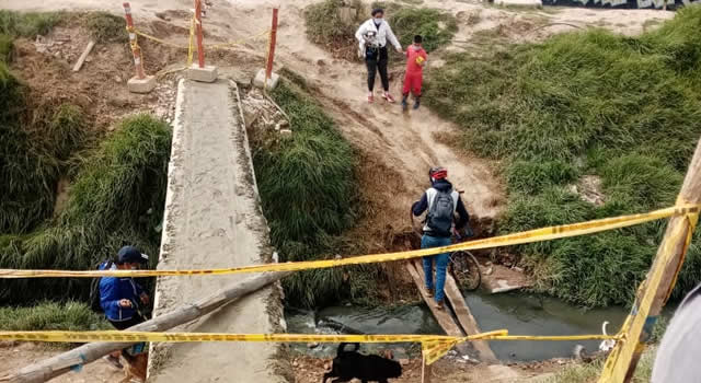 Comunidad de Soacha construyó puente que alcaldía no quiso hacer