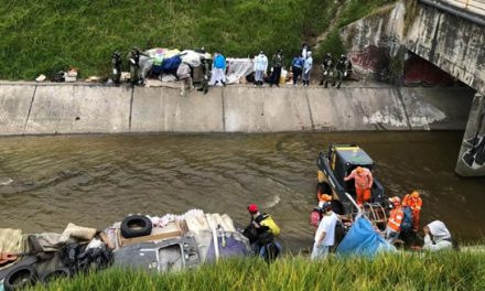 Distrito demontó cerca de 25 cambuches en el canal Fucha en San Cristóbal