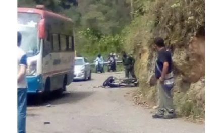 Accidente vial deja motociclista herido en Cundinamarca