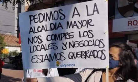 Otro día de protestas lideradas por los comerciantes de Bogotá