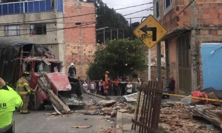 Los dos ancianos que  un camión mató al estrellarse con su  vivienda en Bogotá