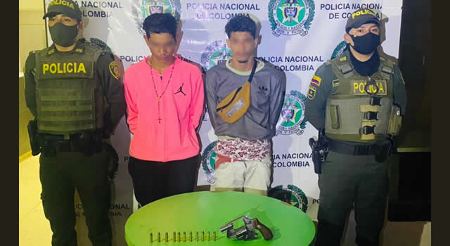 Capturan dos venezolanos con armas de fuego en Soacha