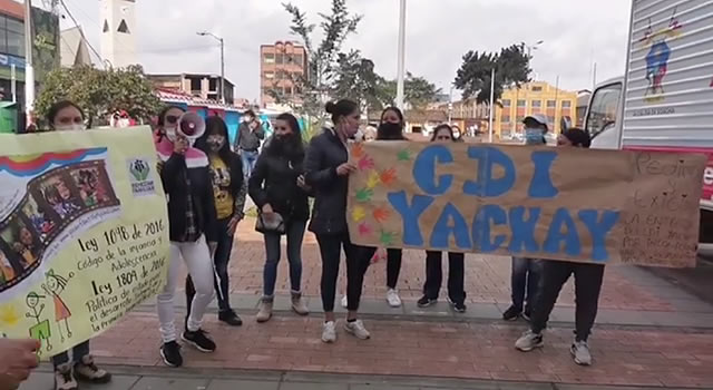 [VIDEO] Madres de familia exigen entrega de los CDI Yachay y Sol y Luna en Soacha