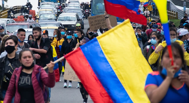 Balance de protestas en Bogotá. Se reportaron heridos
