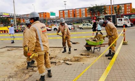 Lo destruido comienza a repararse en el Portal Américas de Bogotá
