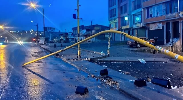 Recuperar infraestructura vial por vandalismo en Bogotá supera los $6.900 millones