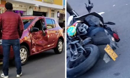 [VIDEO]  Muere motociclista tras violento choque en Bosa Naranjos