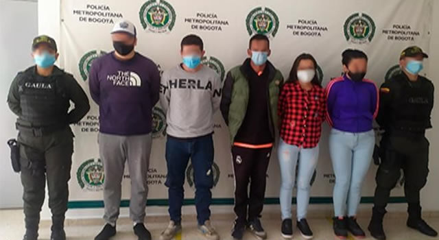 Capturan a ‘Los Cuatreros’, exigían dinero por falsas encomiendas en Bogotá y Cundinamarca