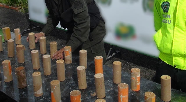 Incautan explosivos que serían utilizados en plan terrorista en Bogotá