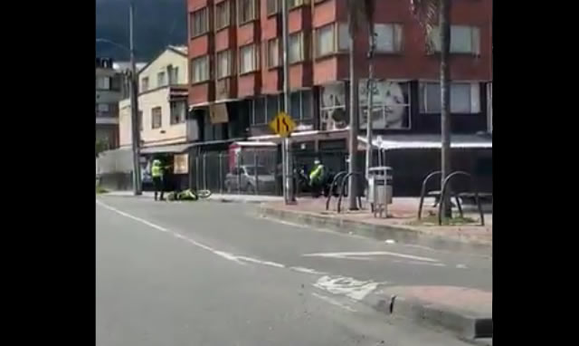 [VIDEO] Dos policías heridos en medio de otra balacera en Bogotá