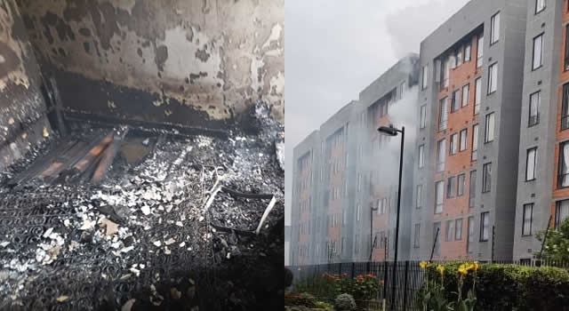 [VIDEO] Incendio en apartamento de Parque Campestre, Soacha