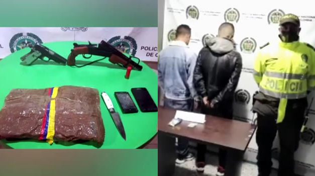 [VIDEO] Seis capturados e incautación de armas y estupefacientes en Soacha