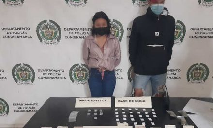 Capturan dos personas que comercializaban estupefacientes en Cundinamarca