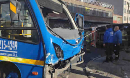 Otro bus del SITP que se accidenta en Bogotá