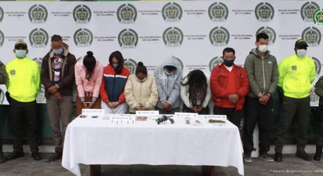 A la cárcel integrantes de Los Manzanos por supuesto tráfico de drogas en Soacha