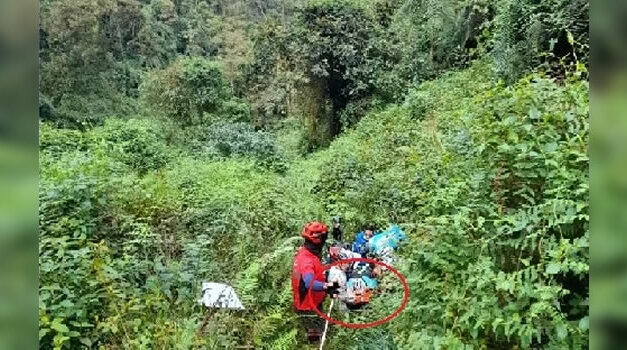A un abismo se fue ciclista entre Sibaté y Fusagasugá, Cundinamarca