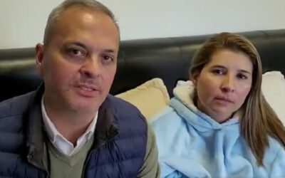 Mientras concejal hablaba de inseguridad en Bogotá, delincuentes apuñalan y roban a su esposa