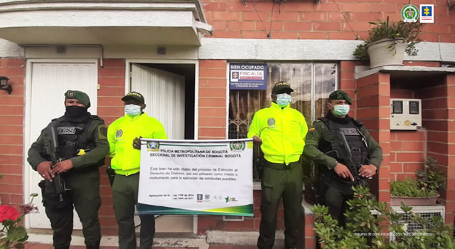 Extinción de dominio a bienes de estructuras criminales que operaban en Soacha y Bogotá