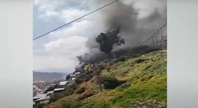 Un menor muerto deja incendio en Ciudad Bolívar, límites con Soacha