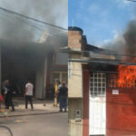 [VIDEO] Así fue el incendio en una fábrica de muebles y colchones en Soacha