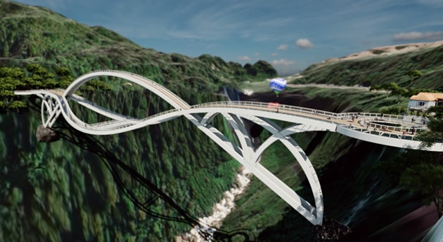 Diseño del puente sobre el Salto del Tequendama fue copiado del puente Ruyi en China