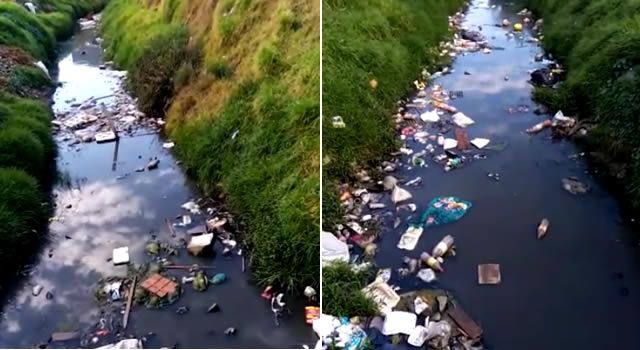 [VIDEO] Río Claro es un caño de aguas estancadas que enferma a los residentes de un sector de Soacha